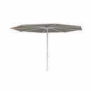 Royal Botania Aluminium stokparasols ø380cm / Gepoedercoat aluminium wit / Capppuccino Royal Botania Parasol Bloom 275x275 cm