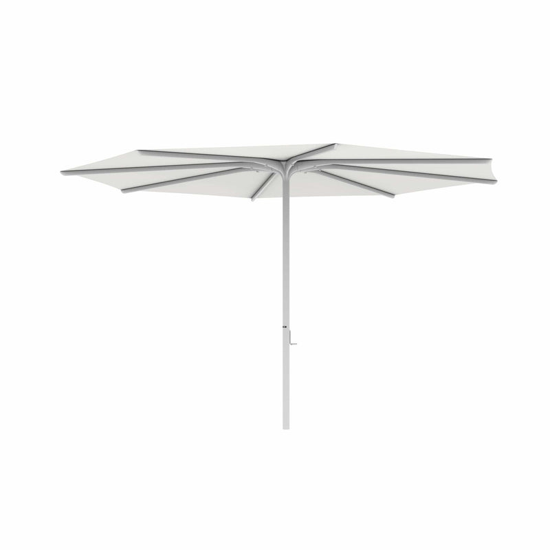 Royal Botania Aluminium stokparasols ø380cm / Gepoedercoat aluminium wit / Wit Royal Botania Parasol Bloom 275x275 cm