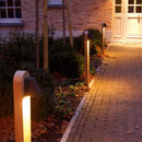 Royal Botania Grondspots Royal Botania Beamy 100 cm teak, Leverbaar met twee kleuren lampen.