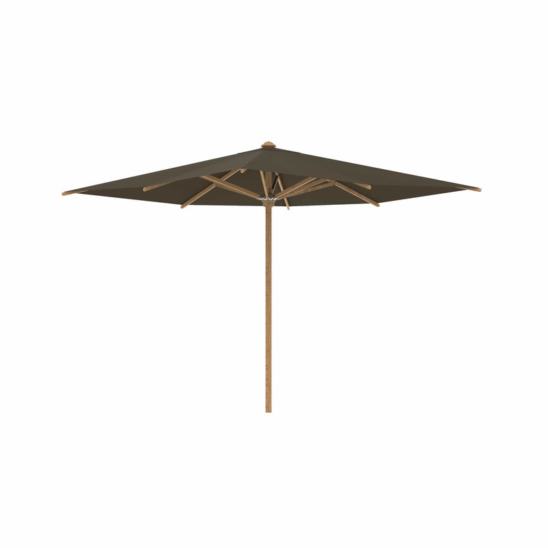 Royal Botania Houtstok parasols 300 x 300 cm / Fondant Royal Botania Shady, teakhouten stokparasol verkrijgbaar in diverse afmetingen en kleuren.