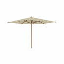 Royal Botania Houtstok parasols 300 x 300 cm / Mocca Royal Botania Shady, teakhouten stokparasol verkrijgbaar in diverse afmetingen en kleuren.