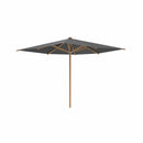 Royal Botania Houtstok parasols 300 x 300 cm / Zwart Royal Botania Shady, teakhouten stokparasol verkrijgbaar in diverse afmetingen en kleuren.