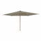 Royal Botania Houtstok parasols 300 x 400 cm / Cappucino Royal Botania Shady, teakhouten stokparasol verkrijgbaar in diverse afmetingen en kleuren.