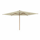 Royal Botania Houtstok parasols 300 x 400 cm / Mocca Royal Botania Shady, teakhouten stokparasol verkrijgbaar in diverse afmetingen en kleuren.