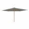 Royal Botania Houtstok parasols 300 x 400 cm / Rock Royal Botania Shady, teakhouten stokparasol verkrijgbaar in diverse afmetingen en kleuren.