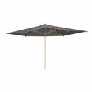 Royal Botania Houtstok parasols 300 x 400 cm / Zwart Royal Botania Shady, teakhouten stokparasol verkrijgbaar in diverse afmetingen en kleuren.