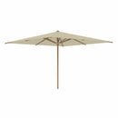 Royal Botania Houtstok parasols 350 x 350 cm / Mocca Royal Botania Shady, teakhouten stokparasol verkrijgbaar in diverse afmetingen en kleuren.