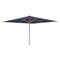 Royal Botania Houtstok parasols 350 x 350 cm / Navy Blue Royal Botania Shady, teakhouten stokparasol verkrijgbaar in diverse afmetingen en kleuren.