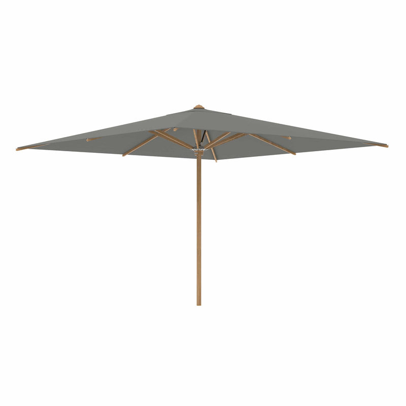 Royal Botania Houtstok parasols 350 x 350 cm / Rock Royal Botania Shady, teakhouten stokparasol verkrijgbaar in diverse afmetingen en kleuren.