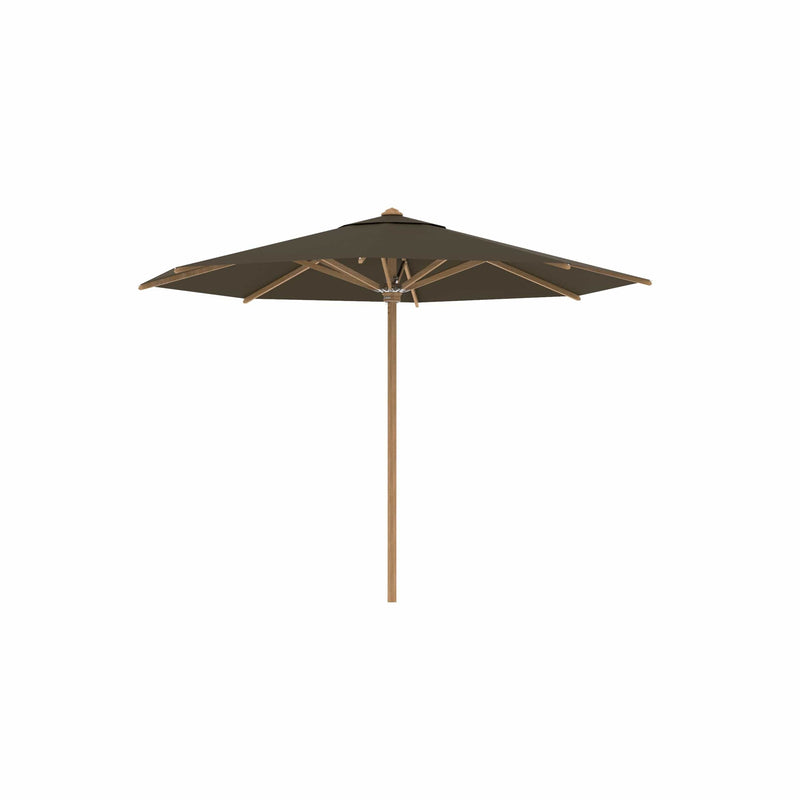 Royal Botania Houtstok parasols ø 350 cm / Fondant Royal Botania Shady, teakhouten stokparasol verkrijgbaar in diverse afmetingen en kleuren.