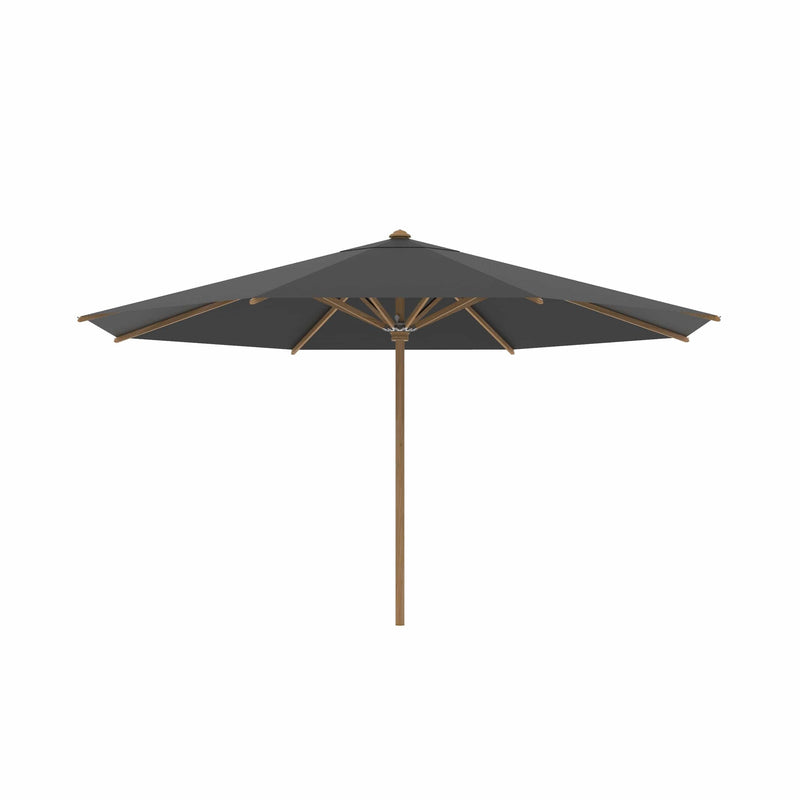 Royal Botania Houtstok parasols ø 450 cm / Zwart Royal Botania Shady, teakhouten stokparasol verkrijgbaar in diverse afmetingen en kleuren.