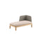 Royal Botania Lounge modulair Linker module Royal Botania Calypso chaise longue met Kris Kross Fiber.