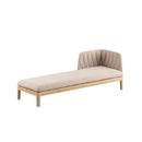 Royal Botania Lounge modulair Linker module Royal Botania Calypso chaise longue met verschillende kleuren stoffering.