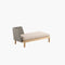 Royal Botania Lounge modulair Rechter module Royal Botania Calypso chaise longue met Kris Kross Fiber.