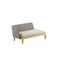 Royal Botania Lounge modulair Rechter module Royal Botania Calypso chaise longue met Kris Kross Fiber.