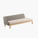 Royal Botania Lounge modulair Rechter module Royal Botania Calypso chaise longue met Kris Kross Fiber.