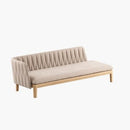 Royal Botania Lounge modulair Rechter module Royal Botania Calypso chaise longue met verschillende kleuren stoffering.