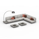 Royal Botania Lounge modulair Royal Botania Mozaix Lounge Set 2 Aluminium, Brons