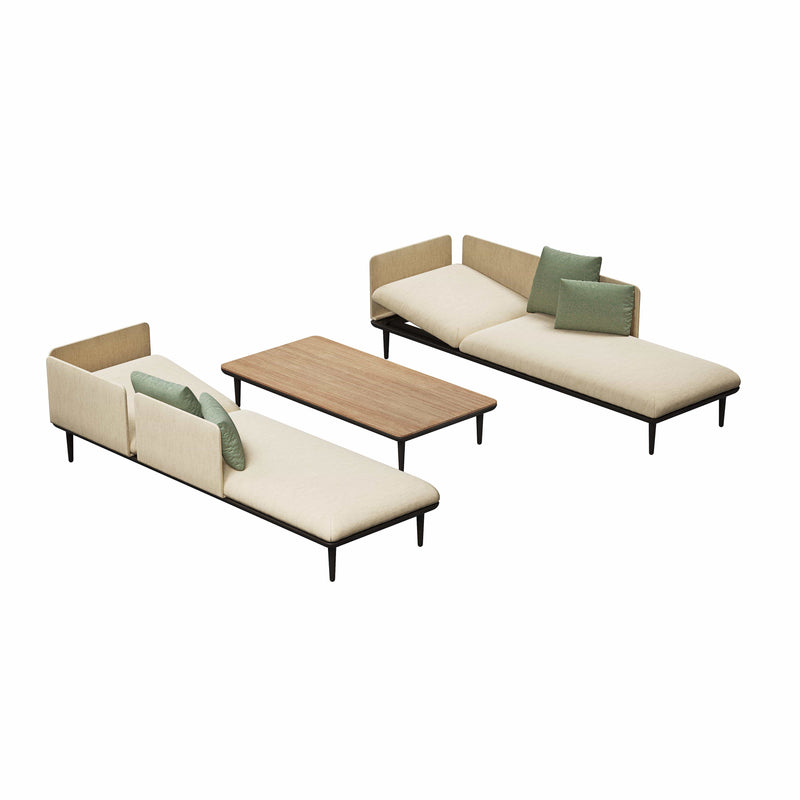 Royal Botania Lounge modulair Royal Botania Styletto lounge Set 05.