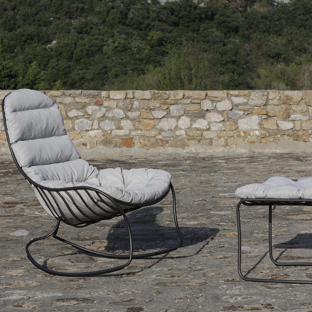 Royal Botania Lounge stoel Royal Botania Folia schommelstoel verkrijgbaar in 6 verschillende kleuren.