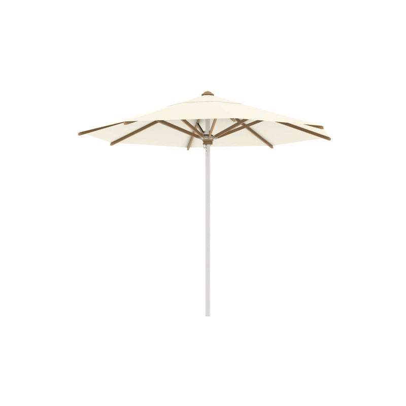 Royal Botania RVS stokparasols ø 300 cm / RVS / Ecru Royal Botania Shady, RVS stokparasol met teakhouten baleinen verkrijgbaar in diverse afmetingen en kleuren.