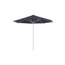 Royal Botania RVS stokparasols ø 300 cm / RVS Electro Polished / Navy Blue Royal Botania Shady, RVS stokparasol met teakhouten baleinen verkrijgbaar in diverse afmetingen en kleuren.