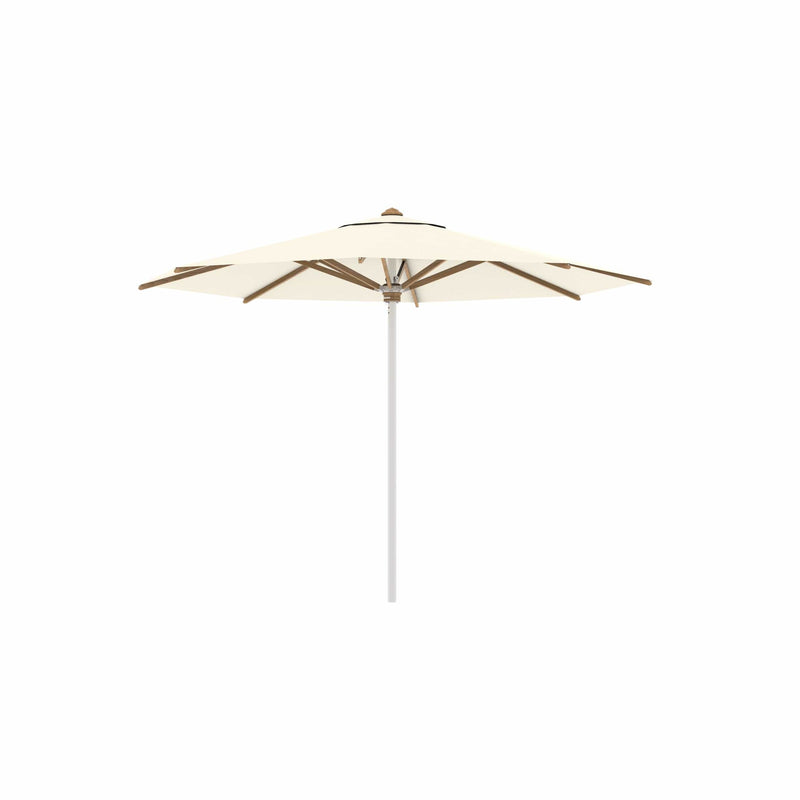 Royal Botania RVS stokparasols ø 350 cm / RVS / Ecru Royal Botania Shady, RVS stokparasol met teakhouten baleinen verkrijgbaar in diverse afmetingen en kleuren.