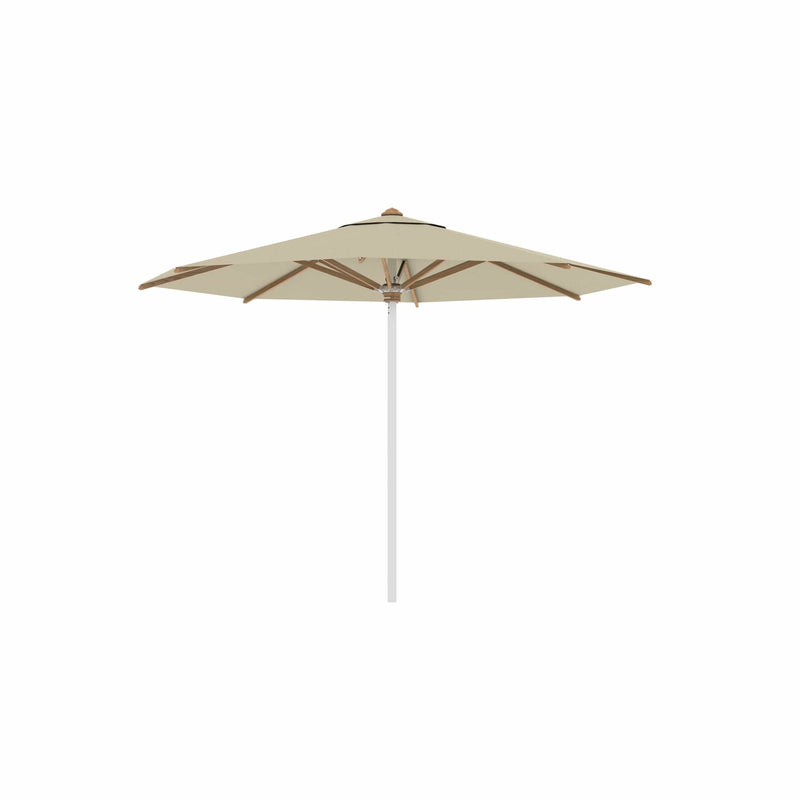 Royal Botania RVS stokparasols ø 350 cm / RVS Electro Polished / Mocca Royal Botania Shady, RVS stokparasol met teakhouten baleinen verkrijgbaar in diverse afmetingen en kleuren.