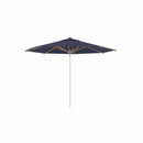 Royal Botania RVS stokparasols ø 350 cm / RVS Electro Polished / Navy Blue Royal Botania Shady, RVS stokparasol met teakhouten baleinen verkrijgbaar in diverse afmetingen en kleuren.