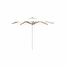 Royal Botania RVS stokparasols ø 350 cm / RVS Electro Polished / Wit Royal Botania Shady, RVS stokparasol met teakhouten baleinen verkrijgbaar in diverse afmetingen en kleuren.