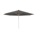 Royal Botania RVS stokparasols ø 350 cm / RVS / Zwart Royal Botania Shady, RVS stokparasol met teakhouten baleinen verkrijgbaar in diverse afmetingen en kleuren.