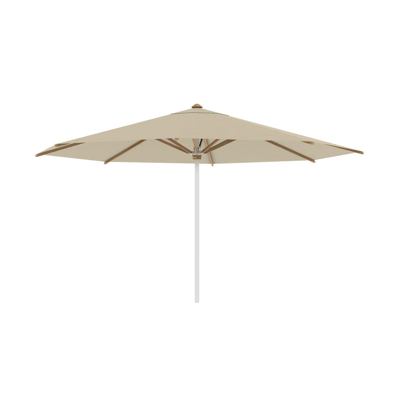 Royal Botania RVS stokparasols ø 450 cm / RVS Electro Polished / Mocca Royal Botania Shady, RVS stokparasol met teakhouten baleinen verkrijgbaar in diverse afmetingen en kleuren.