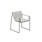 Royal Botania Stoel Royal Botania Strappy Dining Chair. Leverbaar in verschillende kleuren frames en stofferingen.