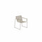 Royal Botania Stoel Sand Royal Botania Strappy Dining Chair. Leverbaar in verschillende kleuren frames en stofferingen.