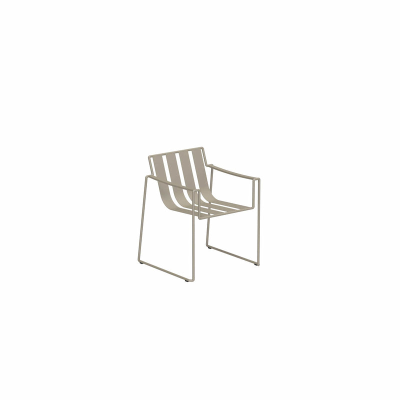 Royal Botania Stoel Sand Royal Botania Strappy Dining Chair. Leverbaar in verschillende kleuren frames en stofferingen.