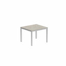 Royal Botania Tafel Electro Polished RVS / Ceramic Ceppo Dolomitica Royal Botania Taboela Tafel 100x90x75. Diverse kleuren frame's en tafelbladen mogelijk