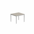 Royal Botania Tafel Electro Polished RVS / Ceramic Pearl Grey Royal Botania Taboela Tafel 100x90x75. Diverse kleuren frame's en tafelbladen mogelijk