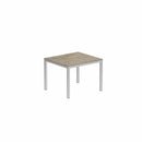 Royal Botania Tafel Geborsteld RVS / Ceramic Terra Sabbia Royal Botania Taboela Tafel 100x90x75. Diverse kleuren frame's en tafelbladen mogelijk