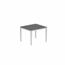 Royal Botania Tafel Geborsteld RVS / Ceramic Zwart Royal Botania Taboela Tafel 100x90x75. Diverse kleuren frame's en tafelbladen mogelijk