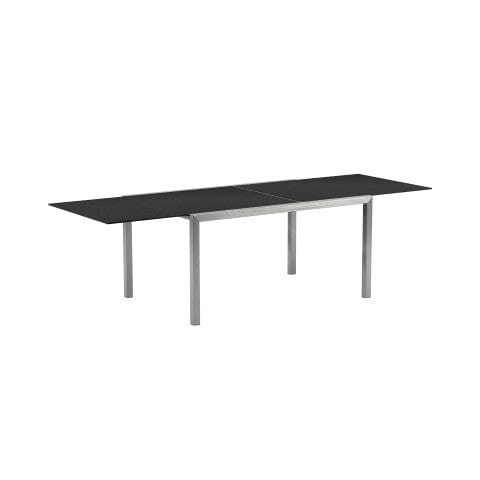 Royal Botania Tafel Geborsteld RVS / Ceramic zwart Royal Botania Taboela Tafel uitschuifbaar 270x100x73 met keramisch blad