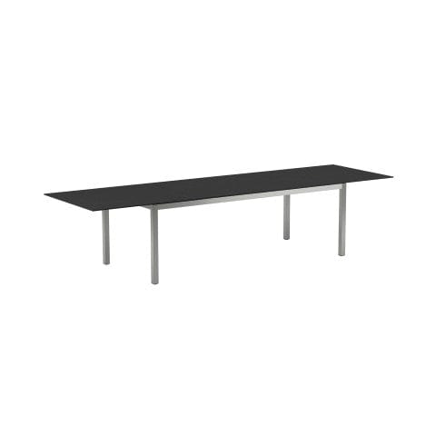 Royal Botania Tafel Geborsteld RVS / Ceramic zwart Royal Botania Taboela Tafel uitschuifbaar 340x100x75. Leverbaar in diverse kleuren en verschillende tafelbladen mogelijk