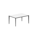 Royal Botania Tafel Gepoedercoat aluminium Antraciet / Wit Royal Botania U-nite Tafel 100x150x75cm. Diverse kleuren frames en tafelbladen mogelijk.