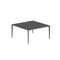 Royal Botania Tafel Gepoedercoat aluminium Brons / Nero Marquina Royal Botania U-nite Tafel  150x150x75cm. Diverse kleuren frames en tafelbladen mogelijk.