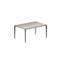 Royal Botania Tafel Gepoedercoat aluminium Brons / Taupe Grey Royal Botania U-nite Tafel 100x150x75cm. Diverse kleuren frames en tafelbladen mogelijk.