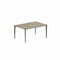 Royal Botania Tafel Gepoedercoat aluminium Brons / Terra Sabbia Royal Botania U-nite Tafel 100x150x75cm. Diverse kleuren frames en tafelbladen mogelijk.