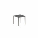 Royal Botania Tafel Gepoedercoat aluminium Brons / Zwart Royal Botania U-nite Tafel 75x75x75cm. Diverse kleuren frames en tafelbladen mogelijk.