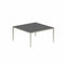 Royal Botania Tafel Gepoedercoat aluminium Pebble / Zwart Royal Botania U-nite Tafel  150x150x75cm. Diverse kleuren frames en tafelbladen mogelijk.