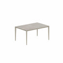 Royal Botania Tafel Gepoedercoat aluminium Sand / Cemento Luminoso Royal Botania U-nite Tafel 100x150x75cm. Diverse kleuren frames en tafelbladen mogelijk.