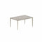 Royal Botania Tafel Gepoedercoat aluminium Sand / Cemento Luminoso Royal Botania U-nite Tafel 100x150x75cm. Diverse kleuren frames en tafelbladen mogelijk.