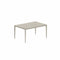 Royal Botania Tafel Gepoedercoat aluminium Sand / Ceppo Dolomitico Royal Botania U-nite Tafel 100x150x75cm. Diverse kleuren frames en tafelbladen mogelijk.